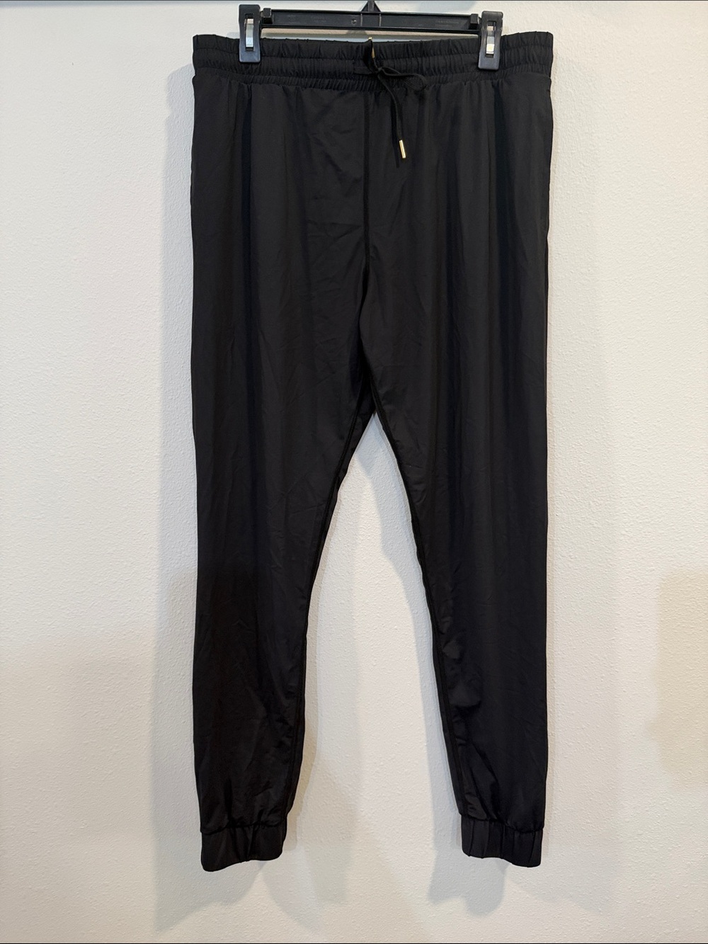 Zyia Active Black Everywhere Zipper Jogger (Size: XL)